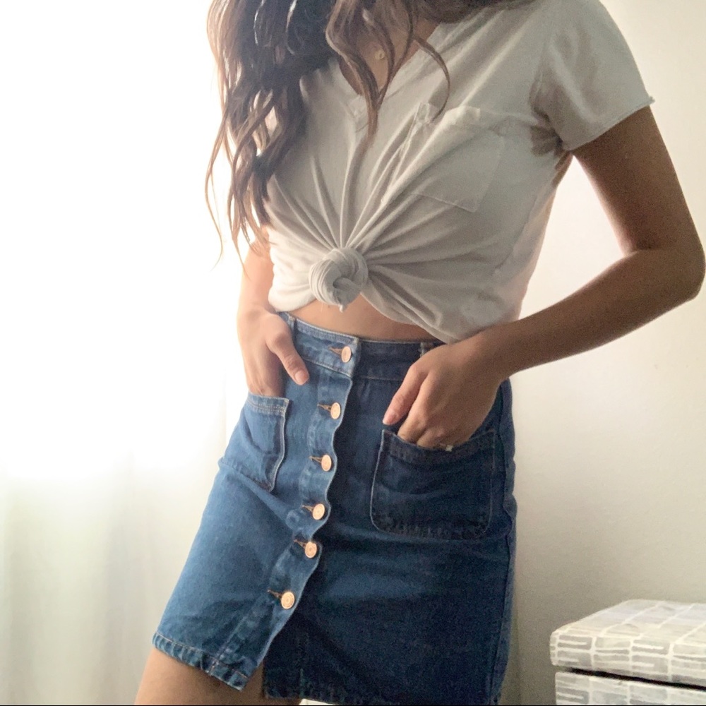 Denim skirt